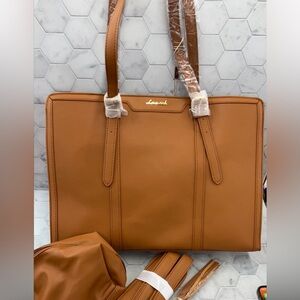 LOVEVOOK Laptop Tote Bag,17 inch with Clutch Purse [NEW]